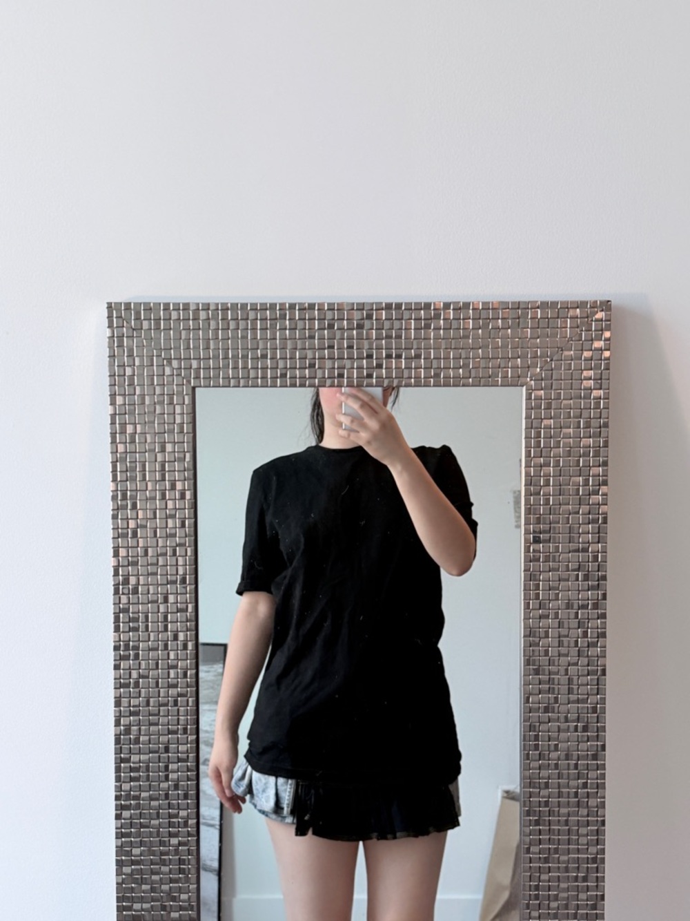 Frankie Shop Black Crewneck Tee